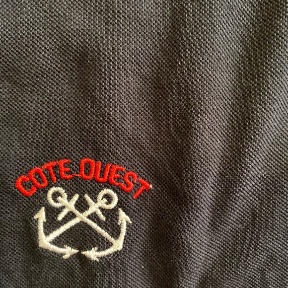 Paul Lucas garment navy polo embroidered double sided mens XXXL tall yacht club - Picture 9 of 9